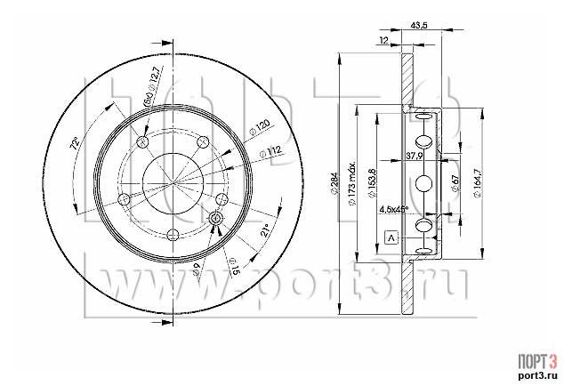 ICER 78BD3180 Тормозной диск