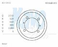 KAVO PARTS BD5854  