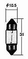 KOITO 2254 12V 10W T10X31    Koito