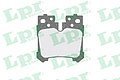 LPR 05P1849 Комплект тормозных колодок, дисковый тормоз