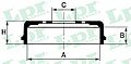 LPR 7D0076 Тормозной барабан