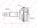 LYNX CO7509A   TOYOTA Camry 2.0 -97, Carina E 2.0 93-97, Corolla 1.8D -93, Rav 4 2.0 94-00