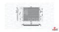 MAGNETI MARELLI 350203983000 Конденсатор, кондиционер