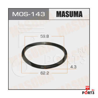 MASUMA MOS143 Уплотнительное кольцо, труба выхлопного газа