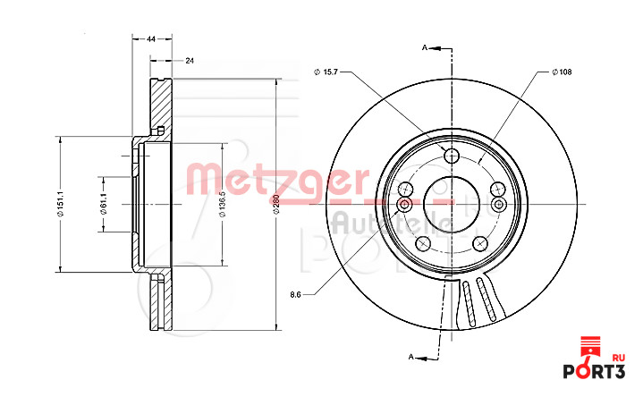 METZGER 6110386