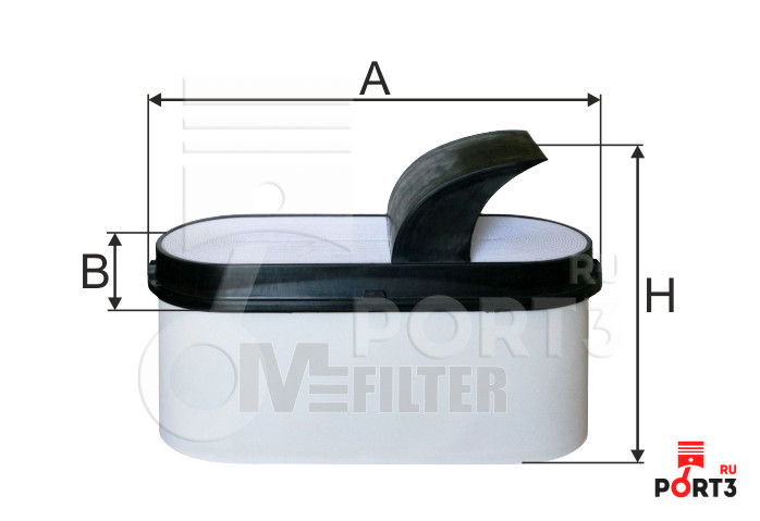 MFILTER A8068 Воздушный фильтр