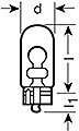 OSRAM 282502B ����� 12V W5W 5W