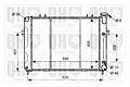 QUINTON HAZELL QER2566 Радиатор, охлаждение двигателя