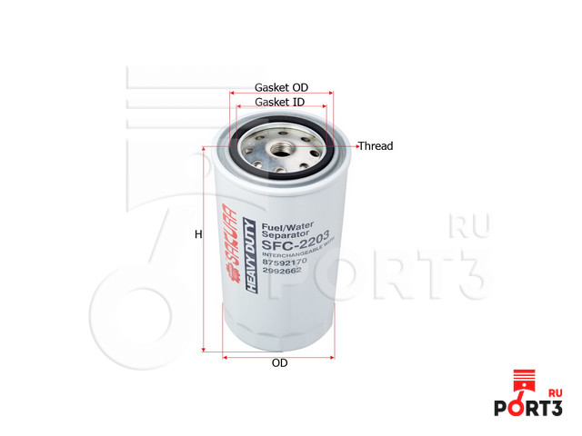 SAKURA SFC2203 Топливно-водяной сепаратор