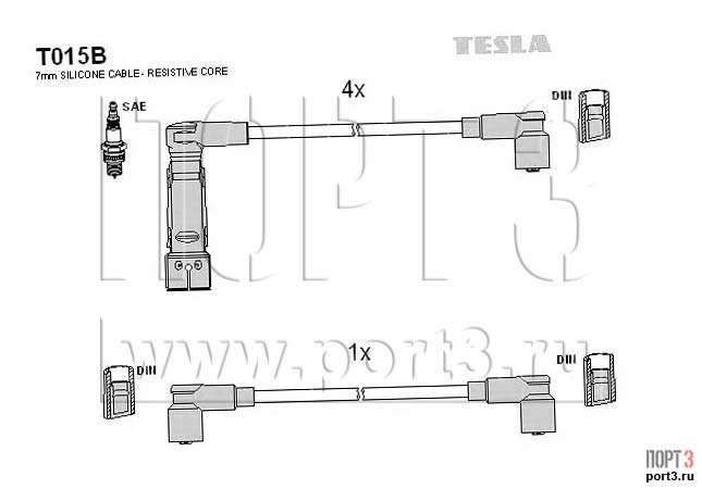 Провода зажигания tesla