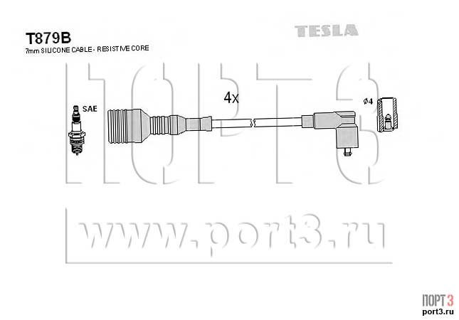 Провода зажигания tesla