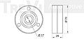 TREVI AUTOMOTIVE SK538104F Паразитный / ведущий ролик, поликлиновой ремень