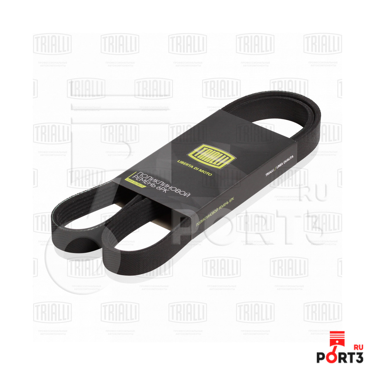 TRIALLI 6PK1244 Ремень поликлиновой (6PK1244) для а/м Ford Focus III (10-) 2.0 TDCi