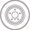 TRW DF4983S    NISSAN MURANO (Z50) 05-, MURANO (Z51) 07-