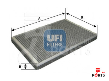 UFI 5424700 Фильтр, воздух во внутренном пространстве