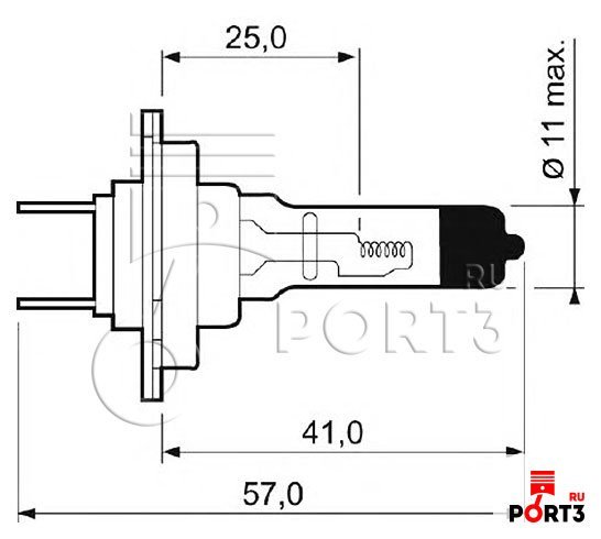 Lampadina Valeo H7 Blue Effect - Faro Profondit&agrave;, Effetto Xenon, ECE R37