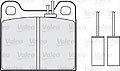 VALEO 598113 Комплект тормозных колодок, дисковый тормоз