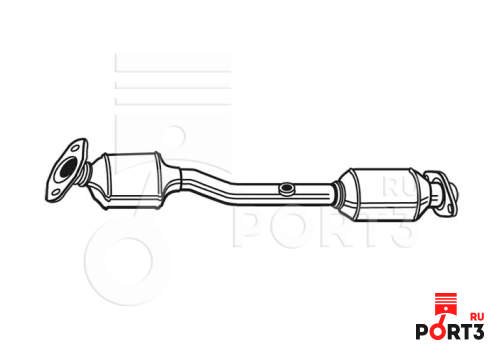 Катализатор Nissan Juke