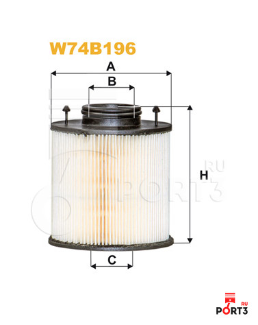 WIX+FILTERS W74B196