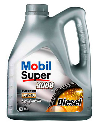   Mobil Super 3000 Diesel 5W-40 4
